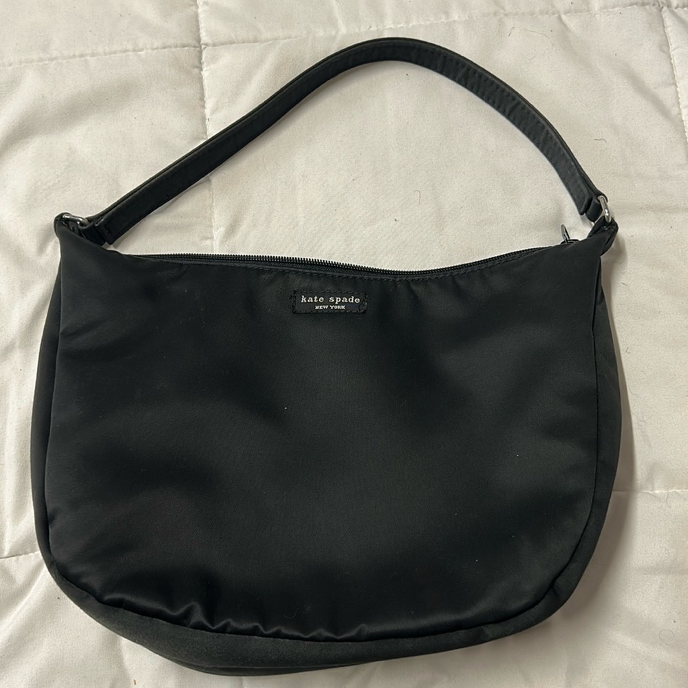 Kate Spade nylon vintage shoulder bag. Black.